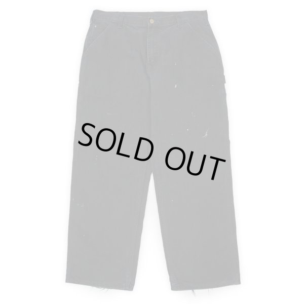 画像1: Early 00's Carhartt ダックペインターパンツ "B11 BLK / W36 L30" (1)