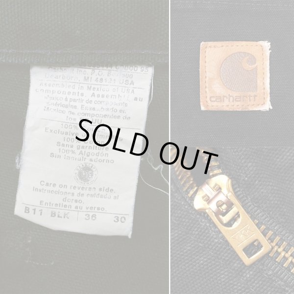 画像3: Early 00's Carhartt ダックペインターパンツ "B11 BLK / W36 L30" (3)