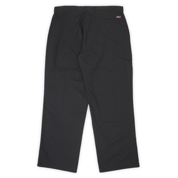 画像2: 00's Dickies ダブルニーワークパンツ "BLACK / W34 L30" (2)