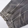 画像4: 90's Euro Levi's 70503 先染めブラックデニムジャケット (4)