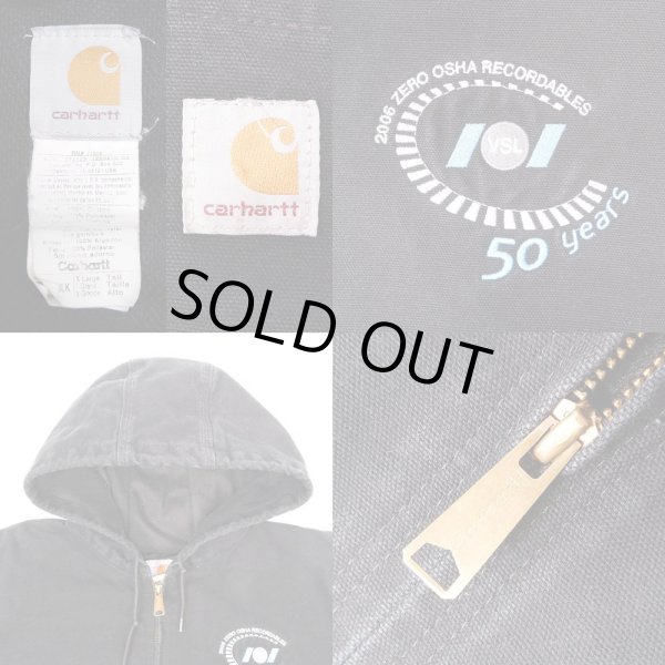 画像3: 90's Carhartt アクティブジャケット "企業ロゴ刺繍" (3)