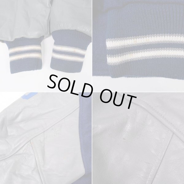 画像4: 90's STANDARD PENNANT レザー切り替えスタジャン (4)