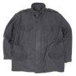 画像1: 90's ALPHA INDUSTRIES M-65 フィールドジャケット "FADE BLACK / MADE IN USA" (1)