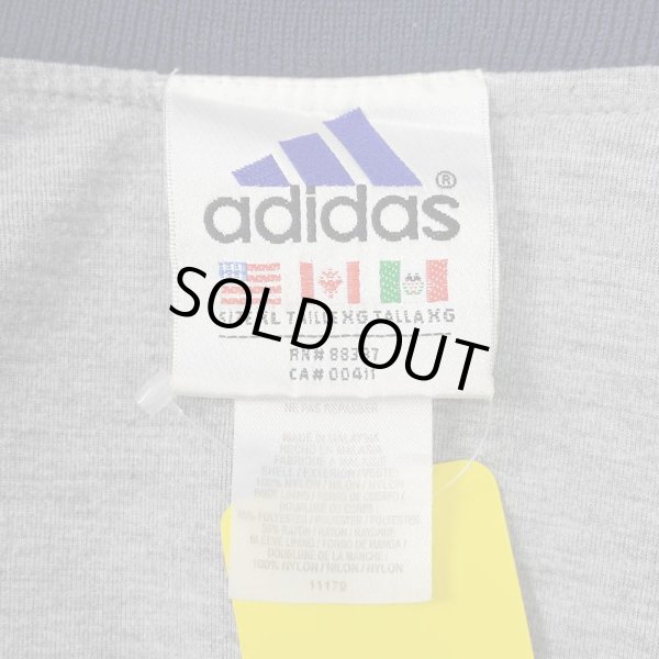 画像2: 90's adidas ナイロンプルオーバー "NAVY" (2)