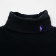 画像2: 90's Polo Ralph Lauren タートルネック カットソー "BLACK" (2)