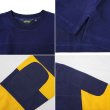 画像3: 00's ORVIS L/S フットボールTシャツ “NAVY × YELLOW” (3)