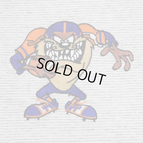 画像2: 90's Looney Tunes キャラクター刺繍Tシャツ "Tasmanian Devil / MADE IN USA" (2)