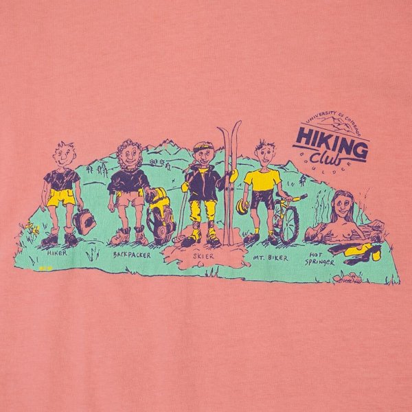 画像2: 80-90's UNIVERSITY OF COLORADO HIKING CLUB プリントTシャツ "MADE IN USA / ONEITA Body" (2)