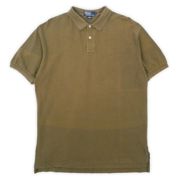 画像1: 90's Polo Ralph Lauren ポロシャツ “OLIVE” (1)