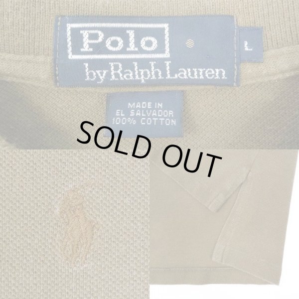 画像2: 90's Polo Ralph Lauren ポロシャツ “OLIVE” (2)