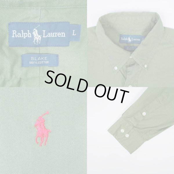 画像3: 90's Polo Ralph Lauren ボタンダウンシャツ "BLAKE" (3)