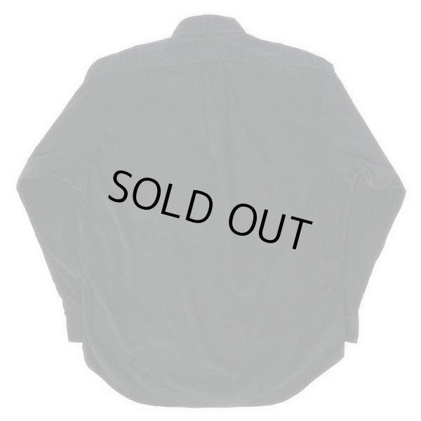 画像2: 90's Polo Ralph Lauren コーデュロイボタンダウンシャツ "BLAKE / BLACK" (2)