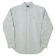 画像1: 90's Polo Ralph Lauren マルチストライプ柄 ボタンダウンシャツ (1)