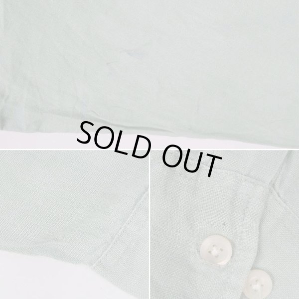 画像5: Early 00's OLD GAP レギュラーカラー リネンシャツ (5)