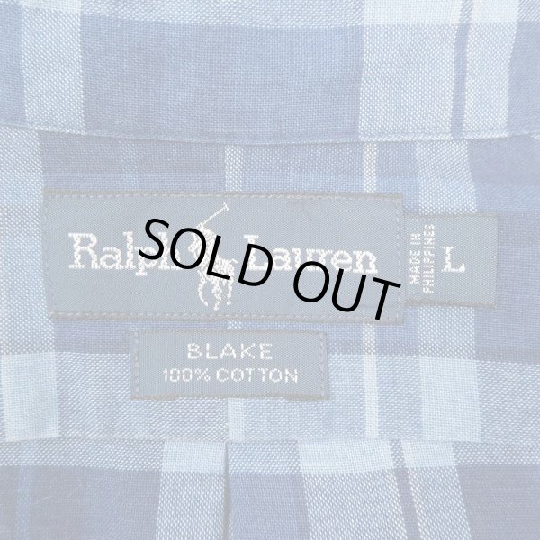 画像2: 90's Polo Ralph Lauren S/S ボタンダウンシャツ "BLAKE" (2)