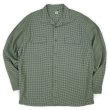 画像1: 90's GUESS L/S レーヨン オープンカラーシャツ (1)