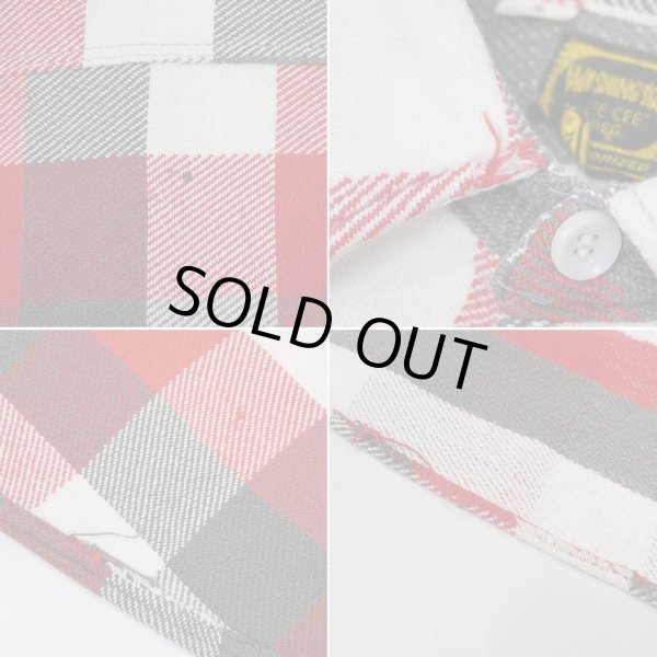 画像5: 60's Washington Dee Cee マチ付き ヘビーネルシャツ "14-14 1/2" (5)