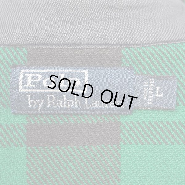 画像2: 90-00's Polo Ralph Lauren ヘビーネル ウエスタンシャツ (2)