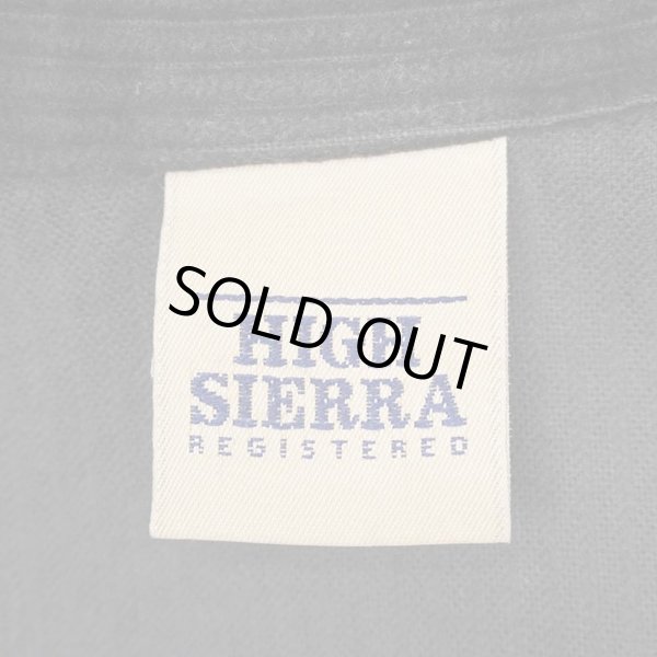 画像2: 90's HIGH SIERRA フルジップ 太畝コーデュロイシャツ “BLACK” (2)