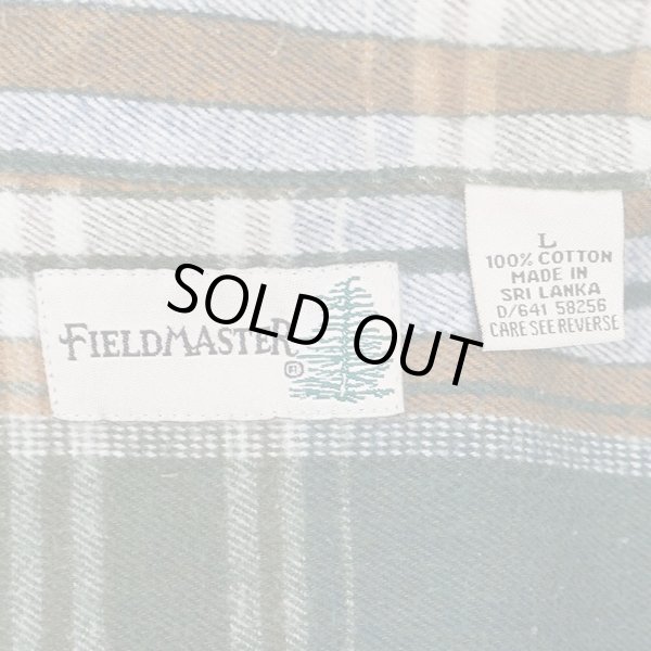画像2: 00's FIELD MASTER ヘビーネルシャツ “Green Plaid” (2)