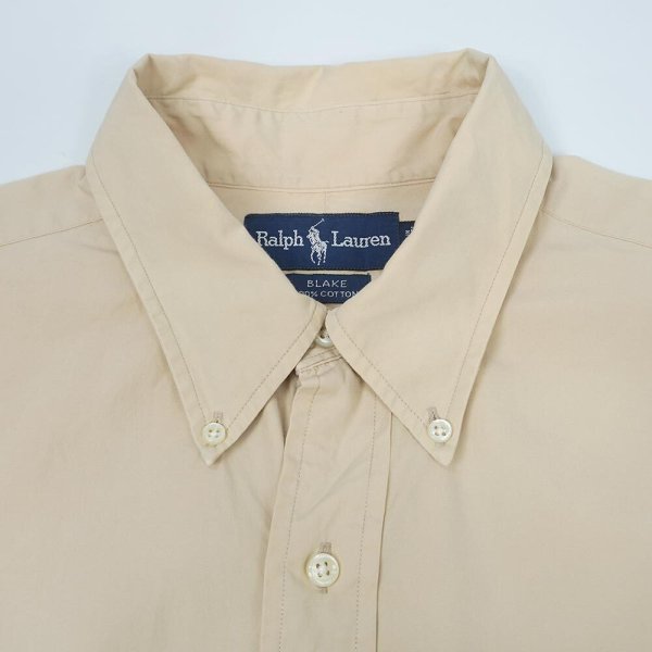 画像3: 90's Polo Ralph Lauren ボタンダウンシャツ "BLAKE" (3)