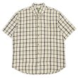 画像1: 00's Cabela's S/S ボタンダウンシャツ “Dark Brown Plaid” (1)