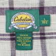 画像2: 00's Cabela's S/S ボタンダウンシャツ “Dark Brown Plaid” (2)