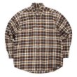 画像1: 00's Field & Stream ヘビーネルシャツ "Brown Plaid" (1)