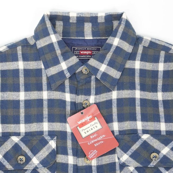 画像3: 00's Wrangler キルティングライナー ネルシャツ "DEADSTOCK" (3)
