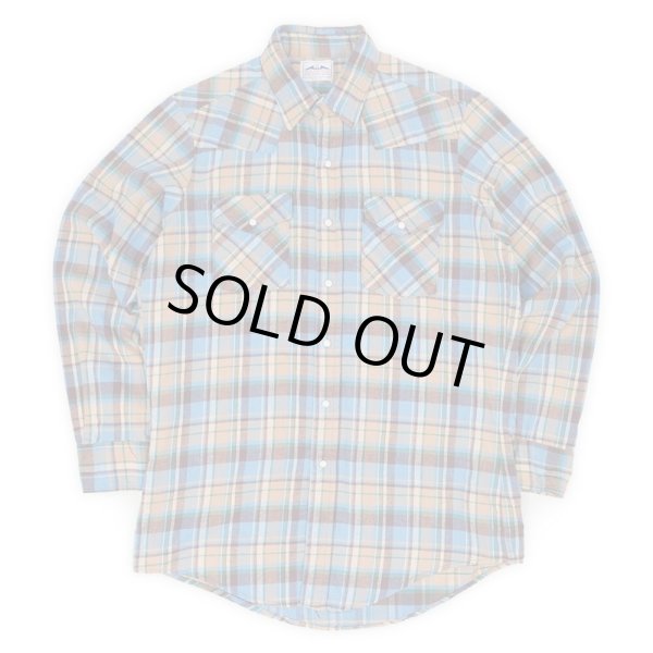 画像1: 80-90's DAKOTA by FIVE BROTHER フランネル ウエスタンシャツ "MADE IN USA" (1)