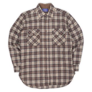 70's PENDLETON オンブレチェック ウールシャツ 