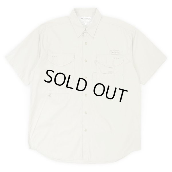 画像1: Early 00's Columbia PFG S/S コットンフィッシングシャツ (1)