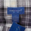 画像2: 90's TOWNCRAFT フランネルシャツ "White×Gray Plaid / DEADSTOCK" (2)