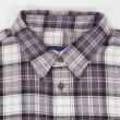 画像3: 90's TOWNCRAFT フランネルシャツ "White×Gray Plaid / DEADSTOCK" (3)