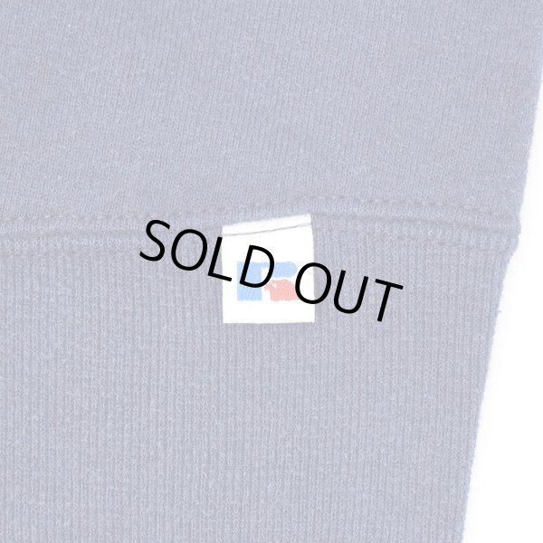 画像4: 90's RUSSELL 前V ブランクスウェット "MADE IN USA / NAVY" (4)