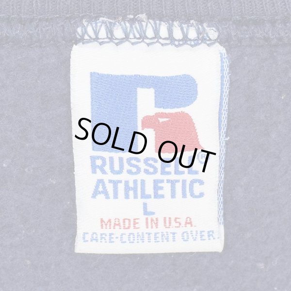画像2: 90's RUSSELL カレッジロゴ プリント スウェット "MADE IN USA" (2)