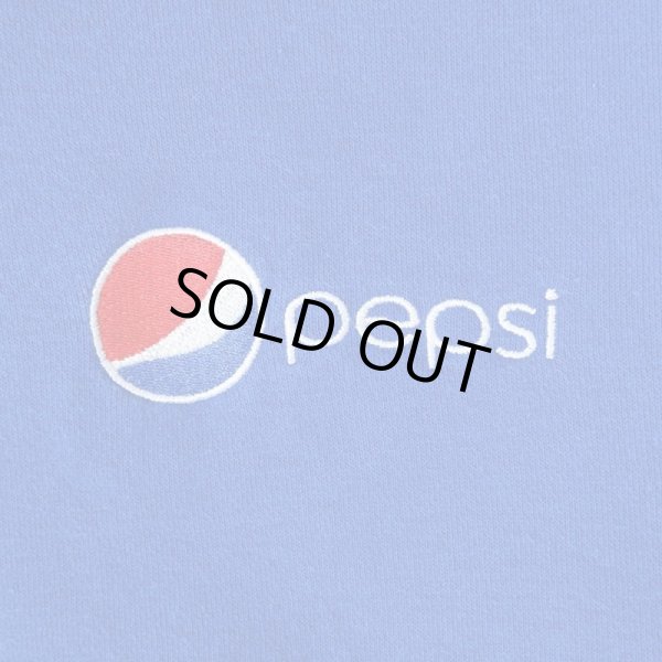 画像3: 90's PEPSI ロゴ 刺繍 スウェット パーカー (3)