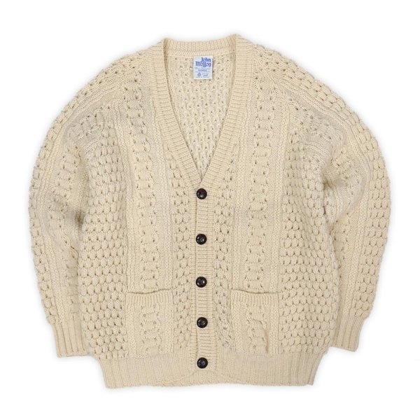 画像1: 80's John molloy フィッシャーマンカーディガン "MADE IN IRELAND" (1)