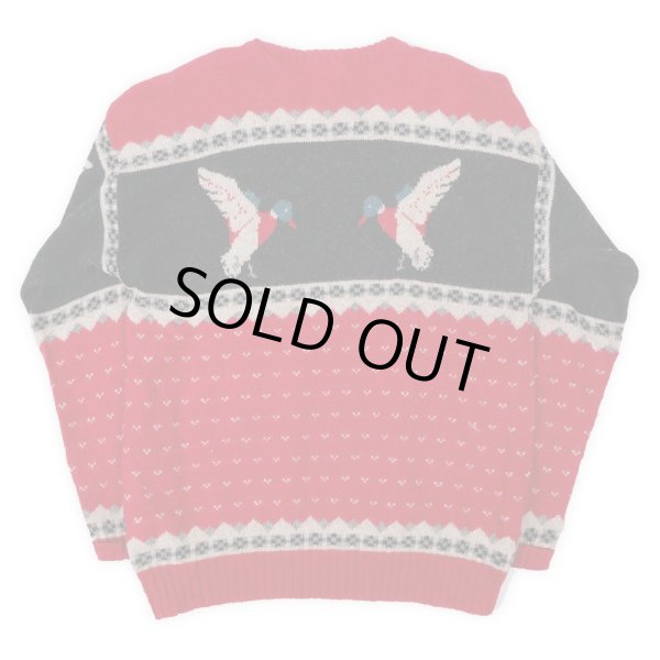 画像2: 80's Woolrich 総柄 ウールニット (2)