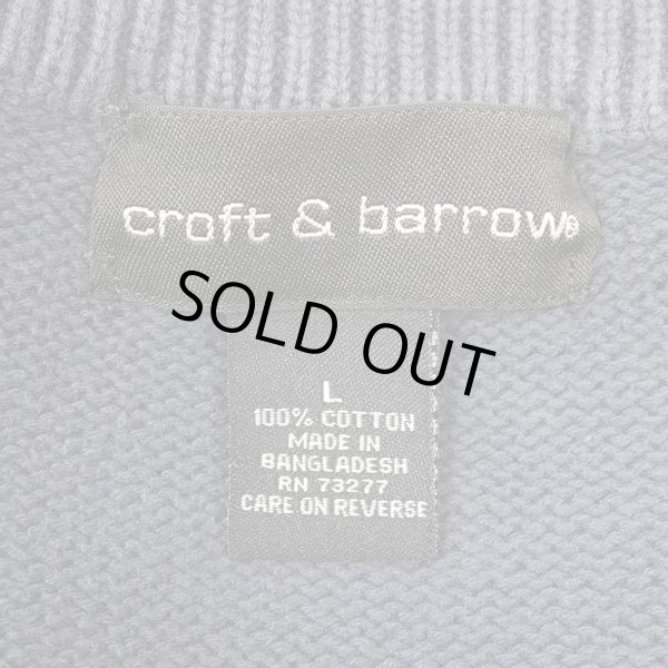 画像2: 90's croft&barrow ワイドボーダー柄 コットンニット (2)