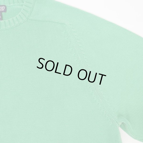 画像3: 00's LANDS' END コットンドリフターセーター "GREEN / 3X" (3)