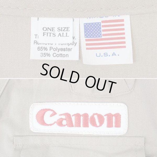 画像4: 80-90's Canon フォトグラファーベスト “MADE IN USA / DEADSTOCK” (4)
