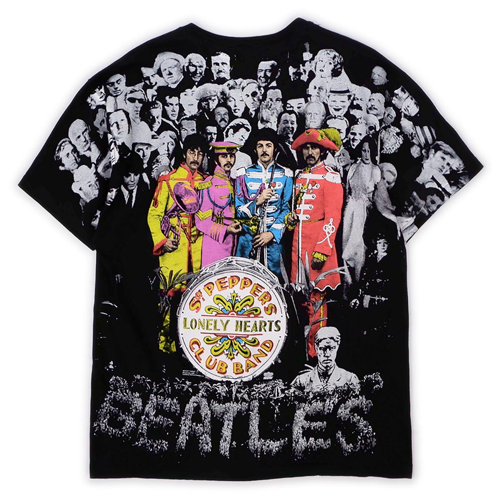 90's THE BEATLES オールオーバープリントTシャツ 