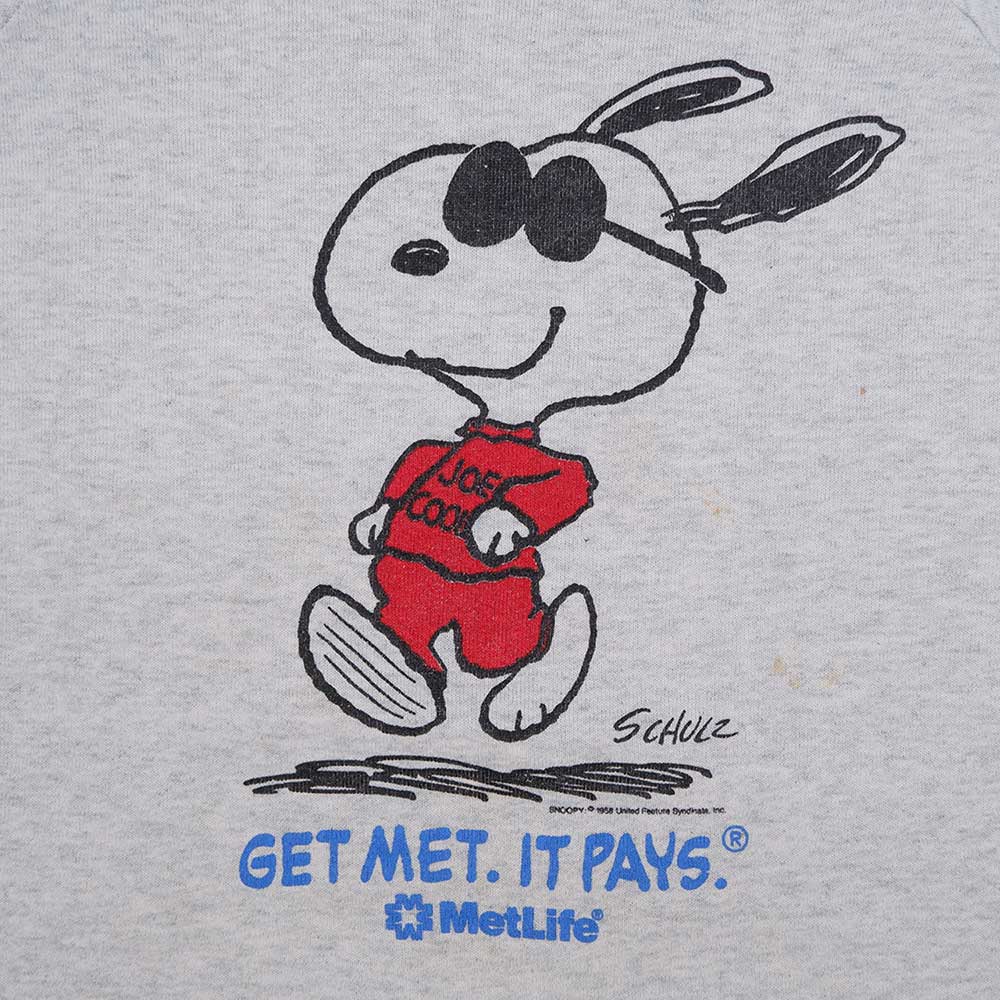 80-90's SNOOPY キャラクタースウェット "MADE IN USA"mtp04141201505101｜VINTAGE
