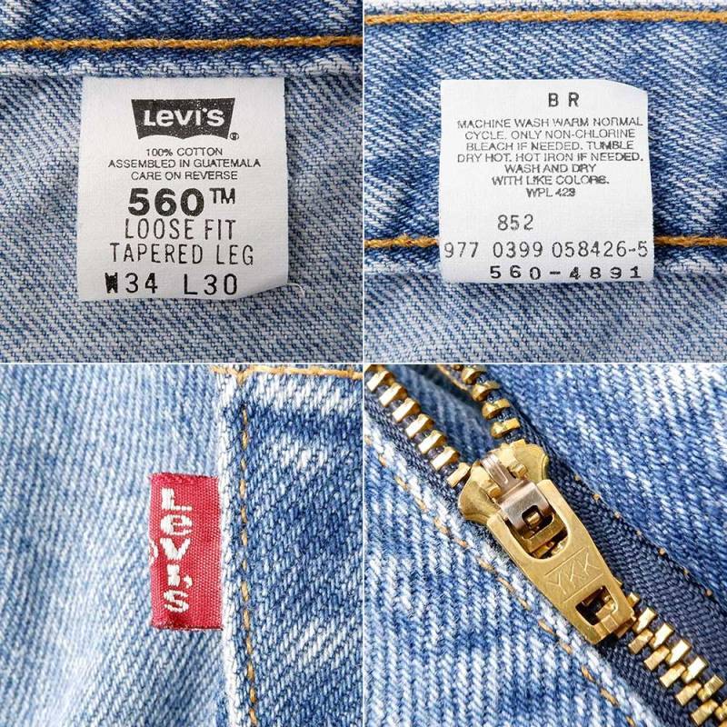 Levis 560デニム W34L30