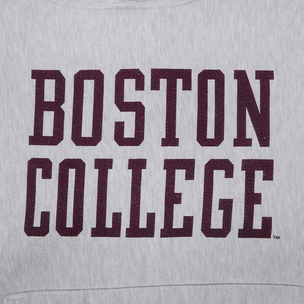 リバースウィーブ  BOSTON  COLLEGE スウェット　刺繍