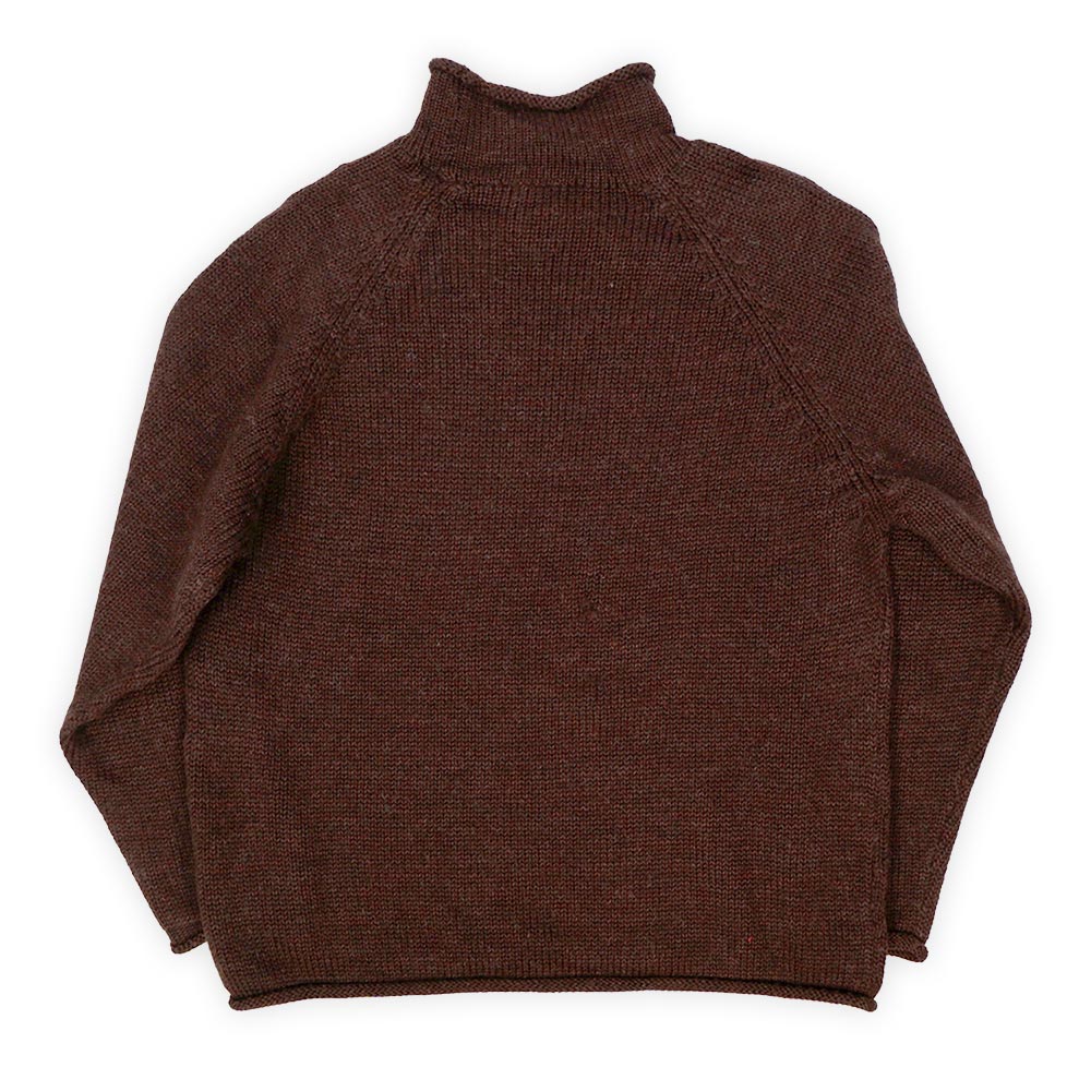 90's J.CREW ロールネック ウールニット “BROWN”mtp079b2601751102 ...