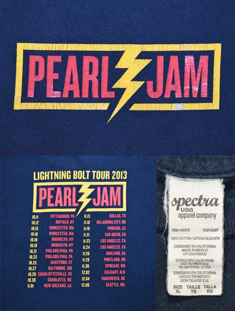 PEARL JAM パールジャム The Riot Act Tour 2003 バンドTシャツ メンズL /eaa062075