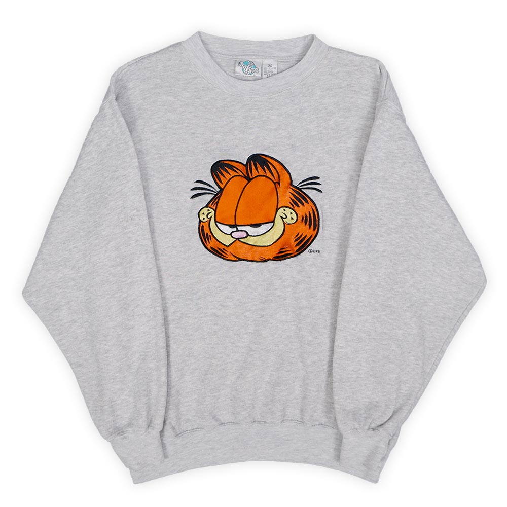 90's Garfield embroidery スウェット