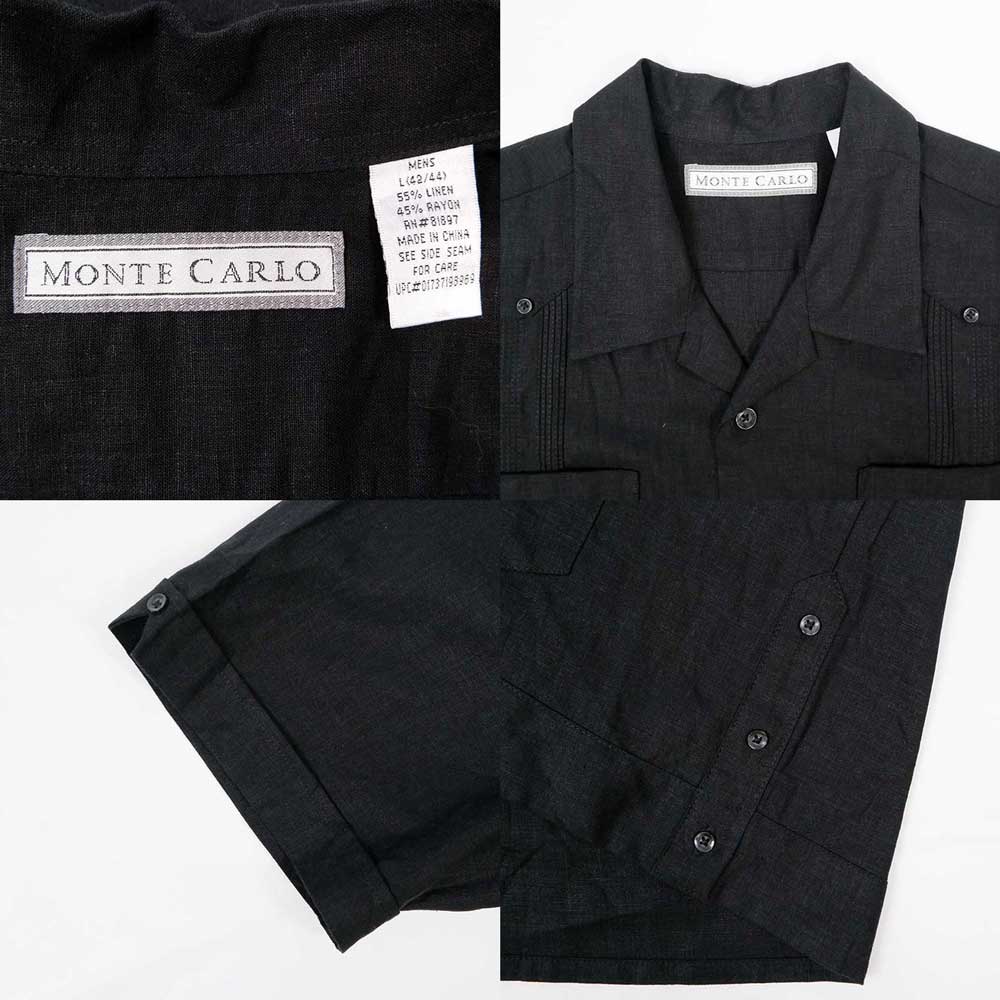 90's MONTE CARLO キューバシャツ “BLACK”